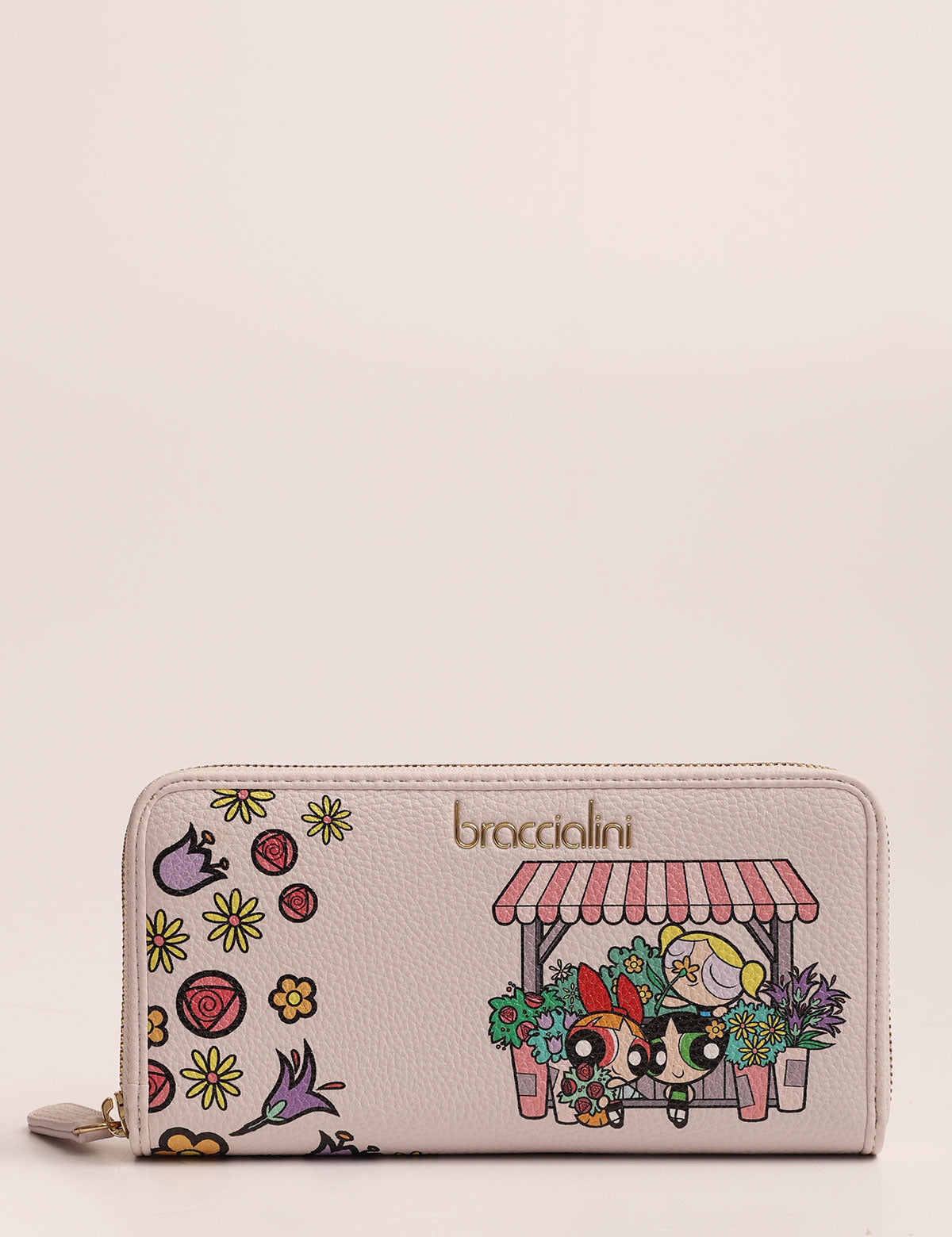 Braccialini Voyage Wallet Powerpuff Girls Flowers