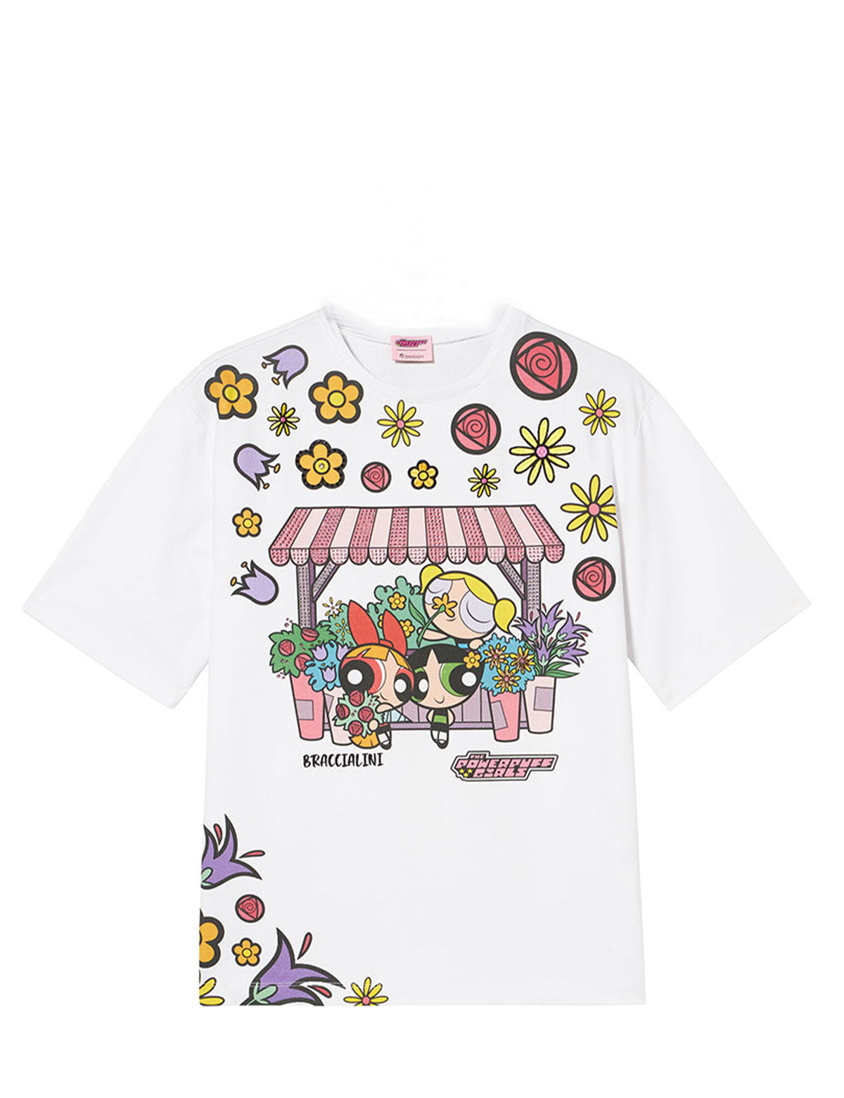 Braccialini Powerpuff Girls Blumen T-Shirt