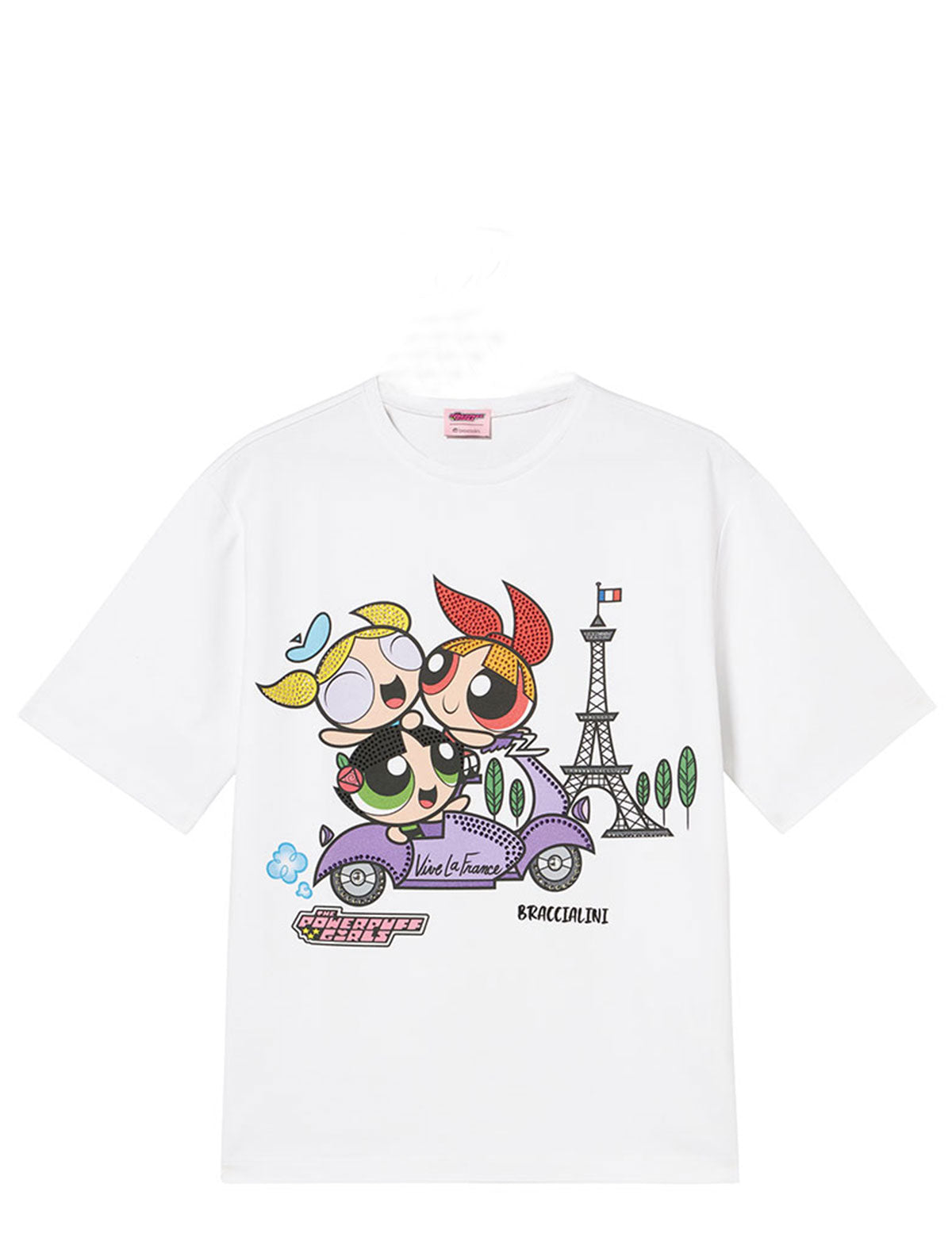 Braccialini Powerpuff Girls Eiffelturm T-Shirt