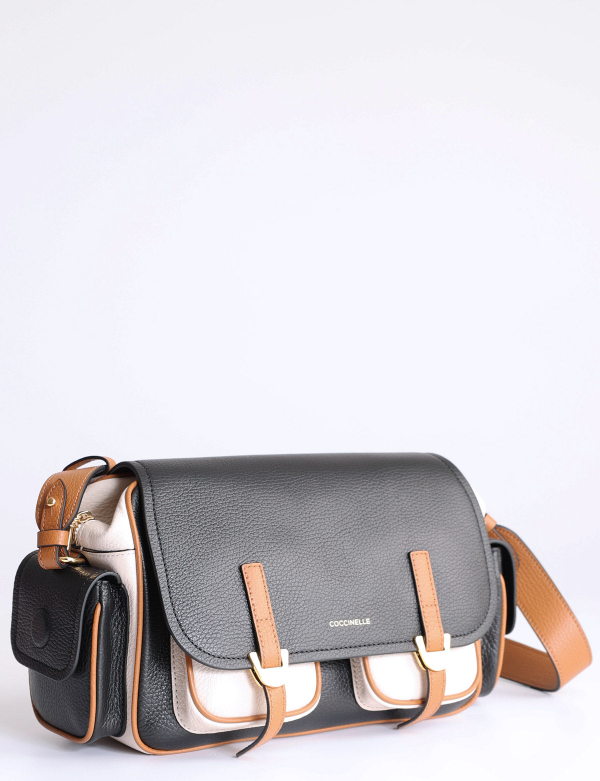 Coccinelle Campus Tricolor Shoulder Bag