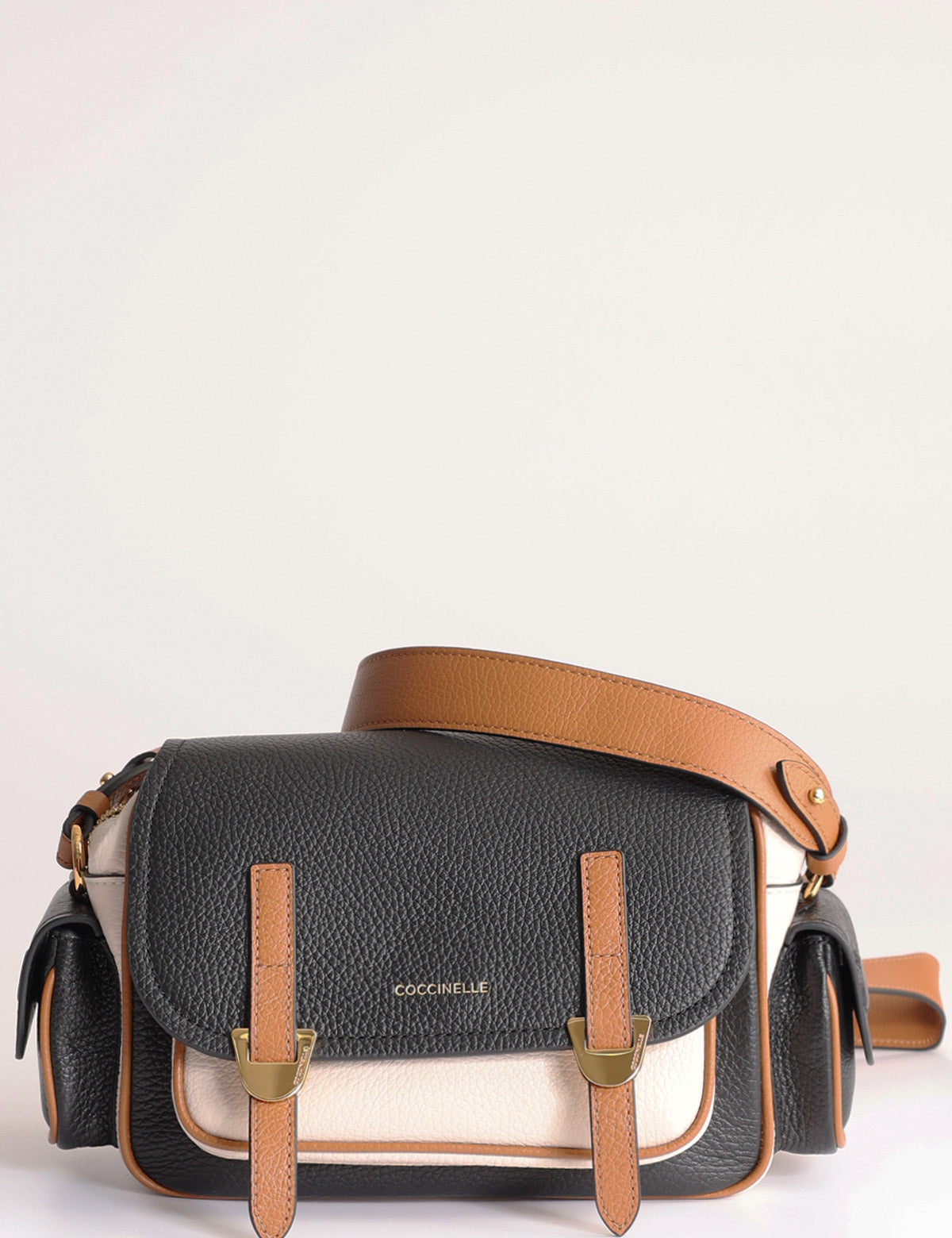 Coccinelle Campus Tricolor Small Shoulder Bag