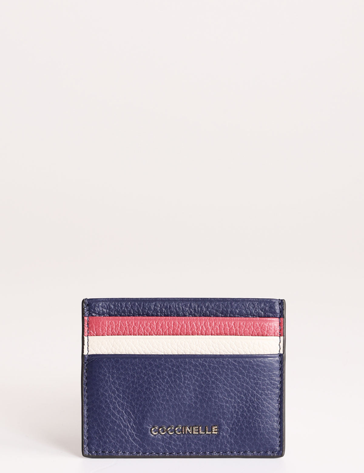 Coccinelle Metallic Tricolor Card Holder