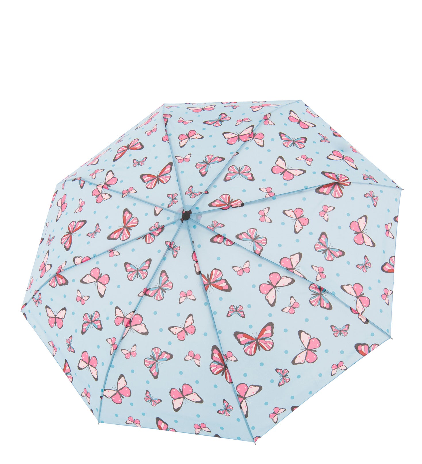 Doppler Derby Hit Butterfly Blue Umbrella