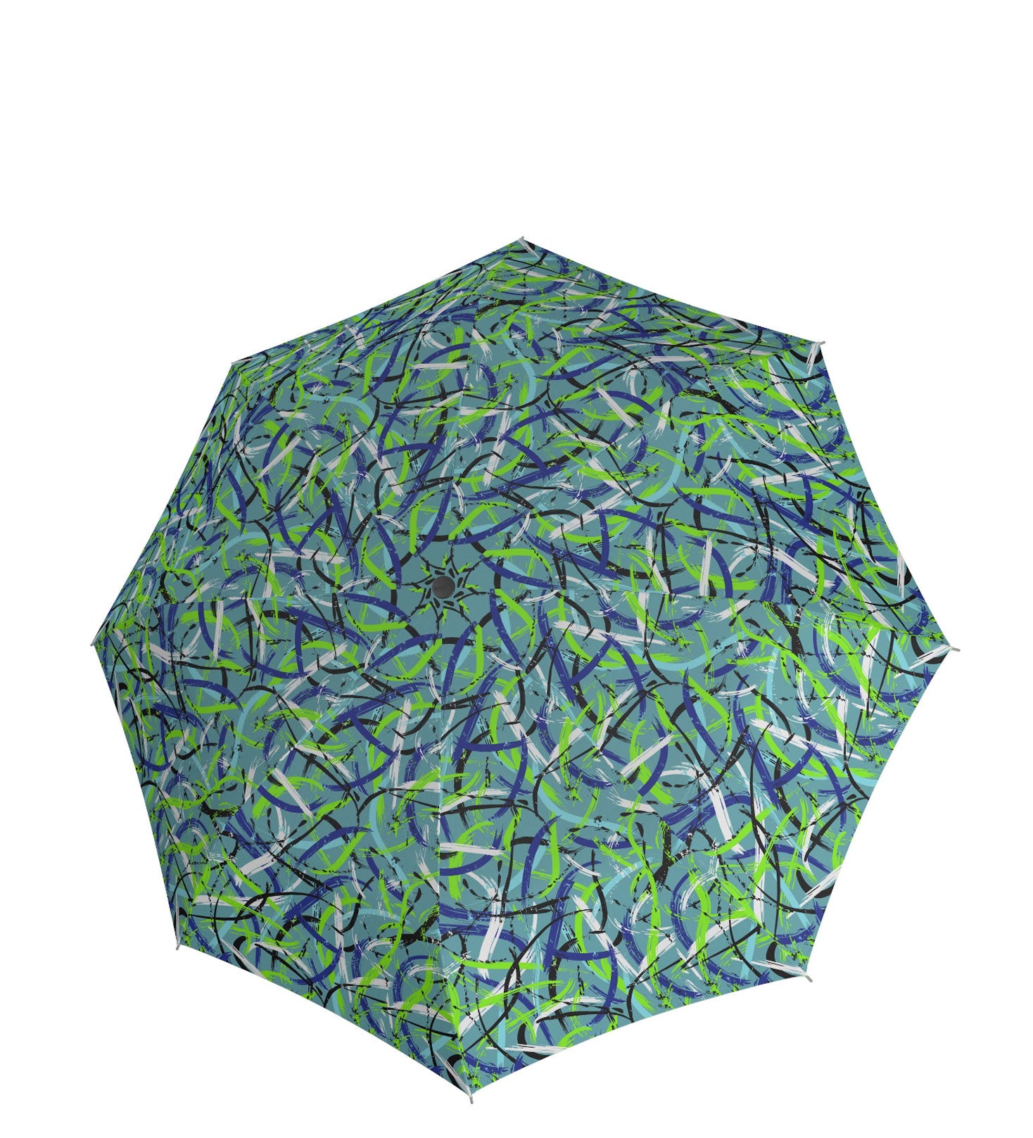 Doppler Derby Hit Mini Moving Lines Blue Umbrella