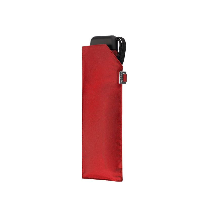 Doppler Carbonsteel Mini Slim Red short umbrella