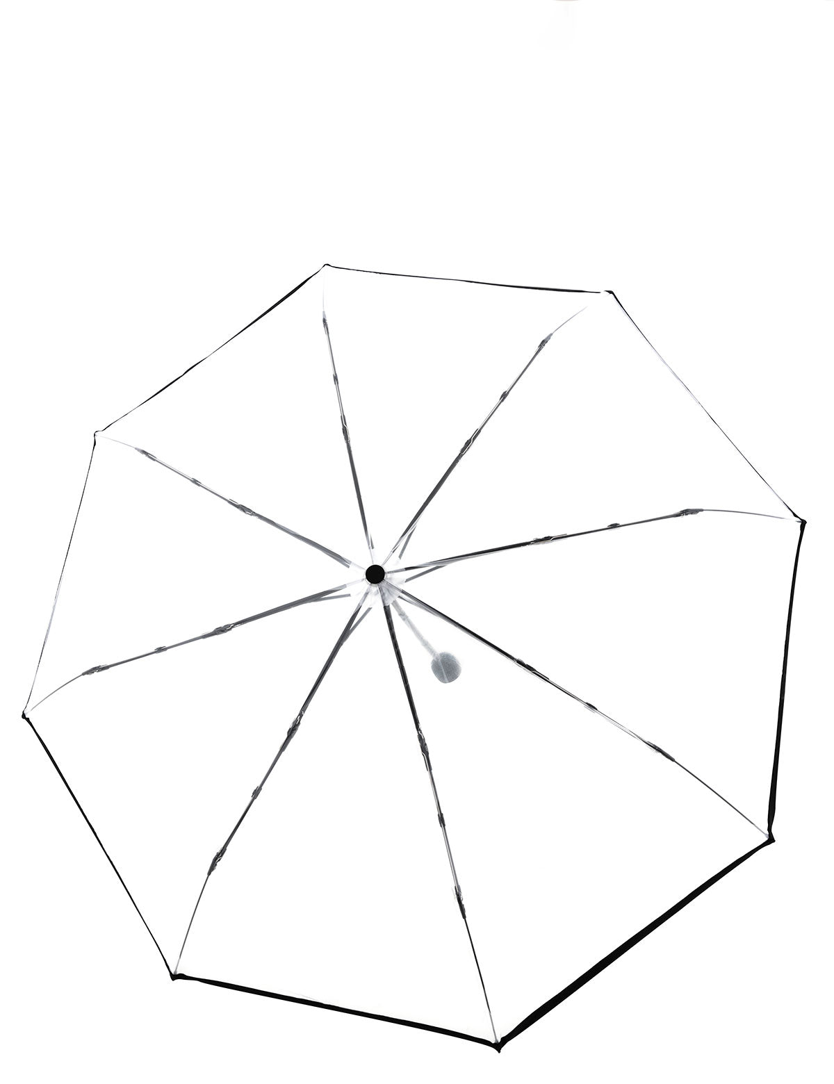 Ombrello corto Doppler Fiber Mini Nizza Trasparente