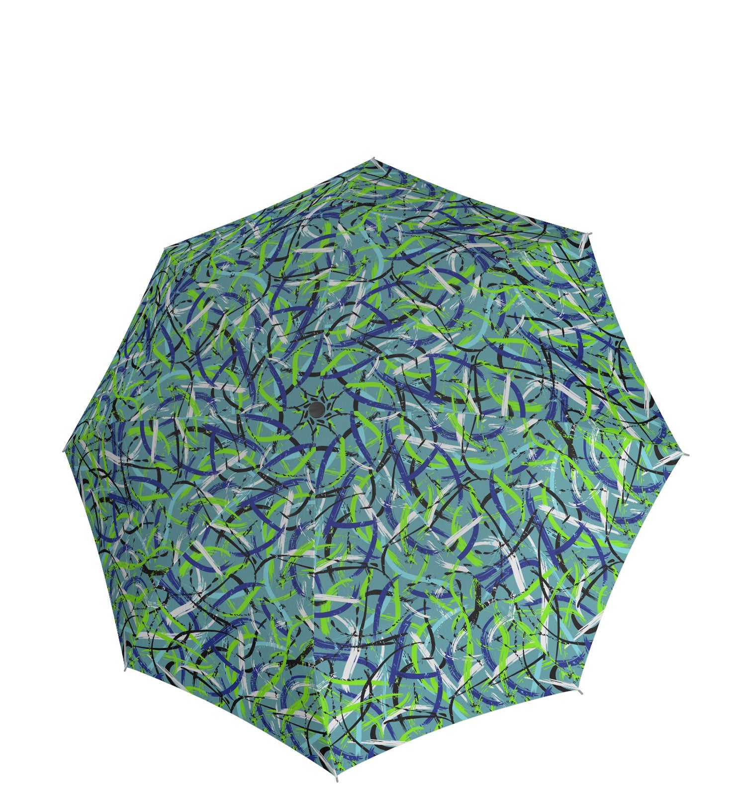 Doppler Umbrella Derby Hit Magic Moving Lines Blue