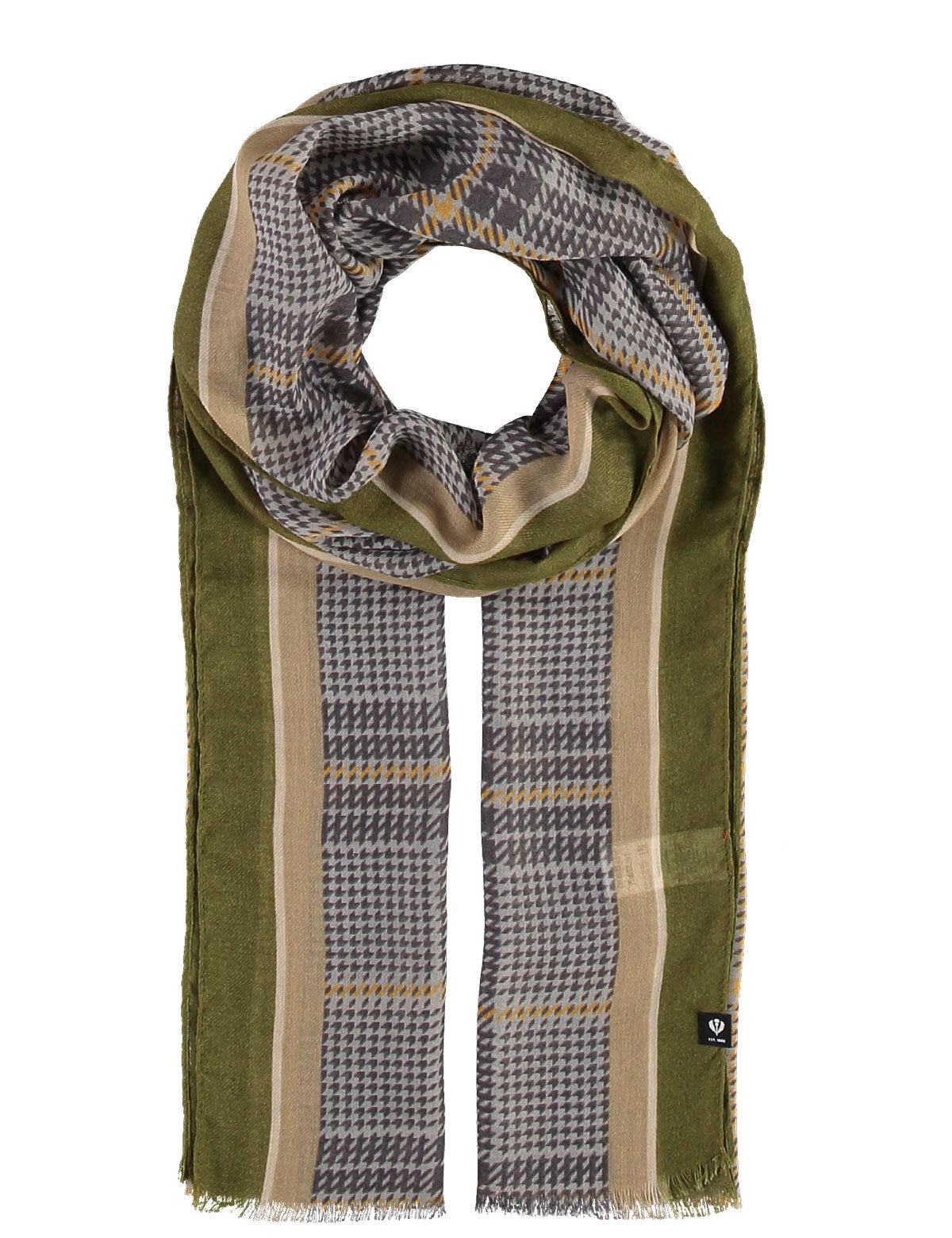 Fraas scarf with Glencheck print