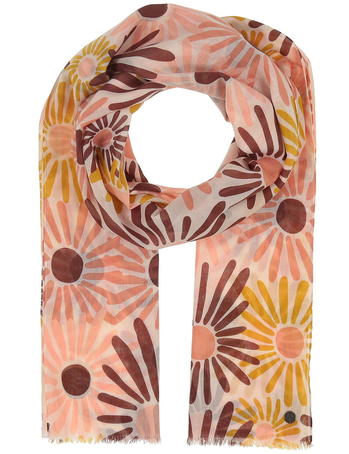 Fraas floral pattern cotton scarf