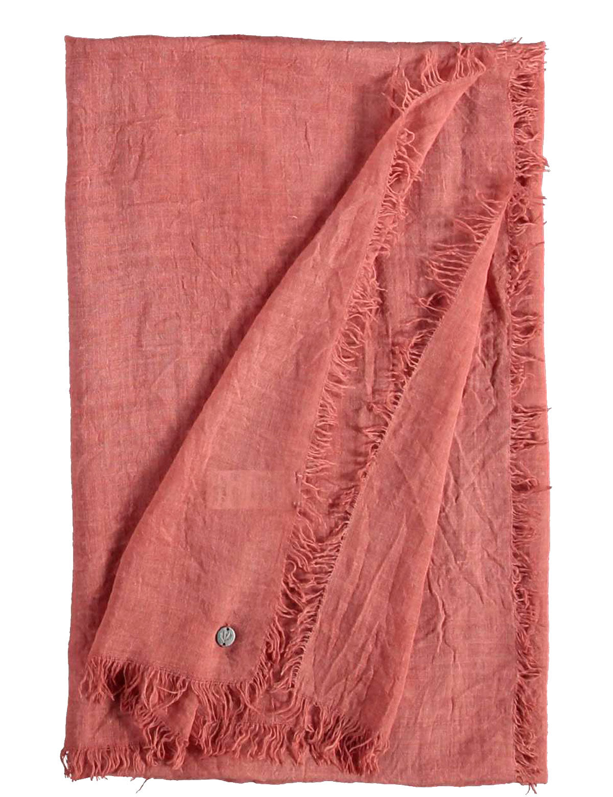 Solid color Fraas stole with fringed edges