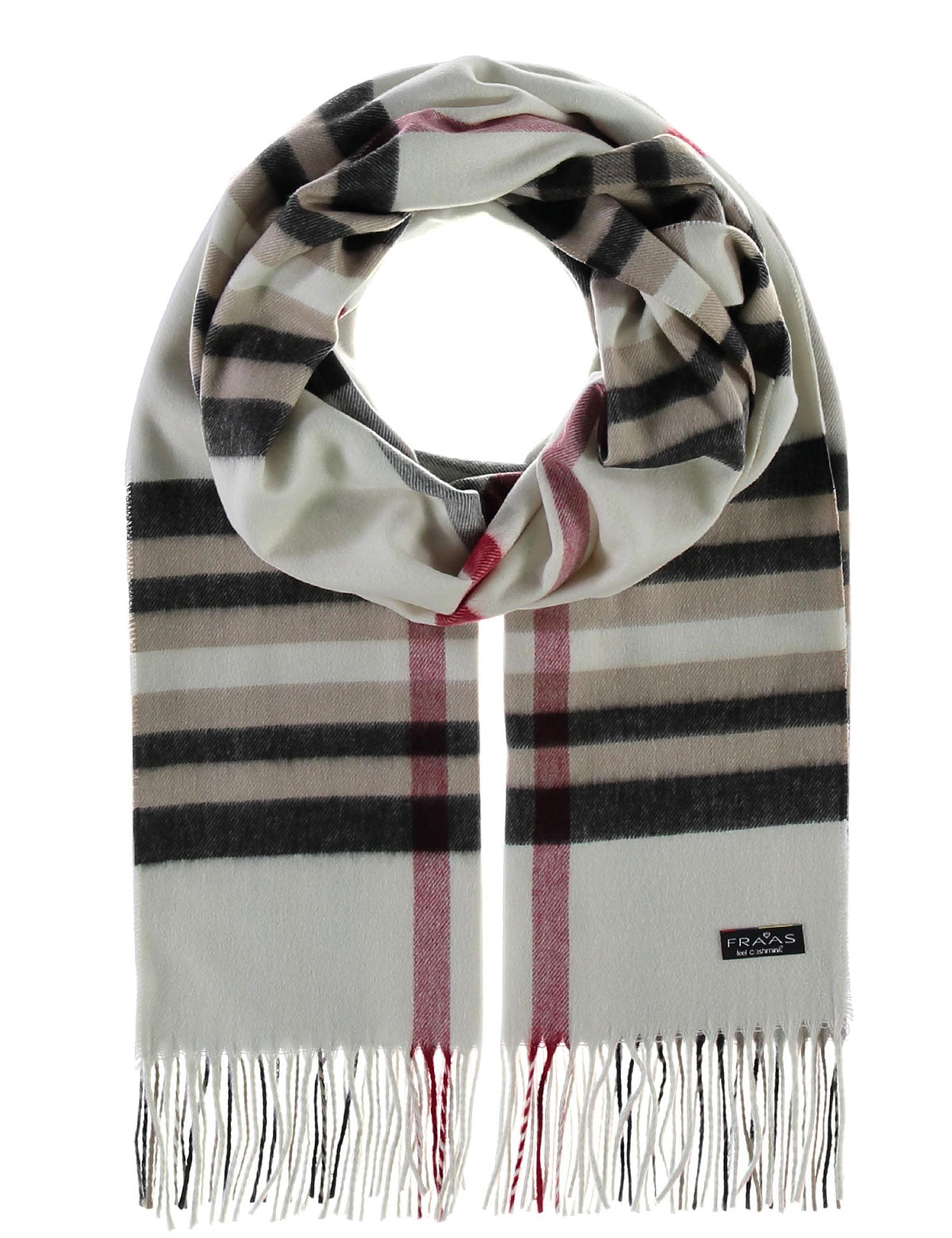 Fraas Plaid scarf in Cashmink®