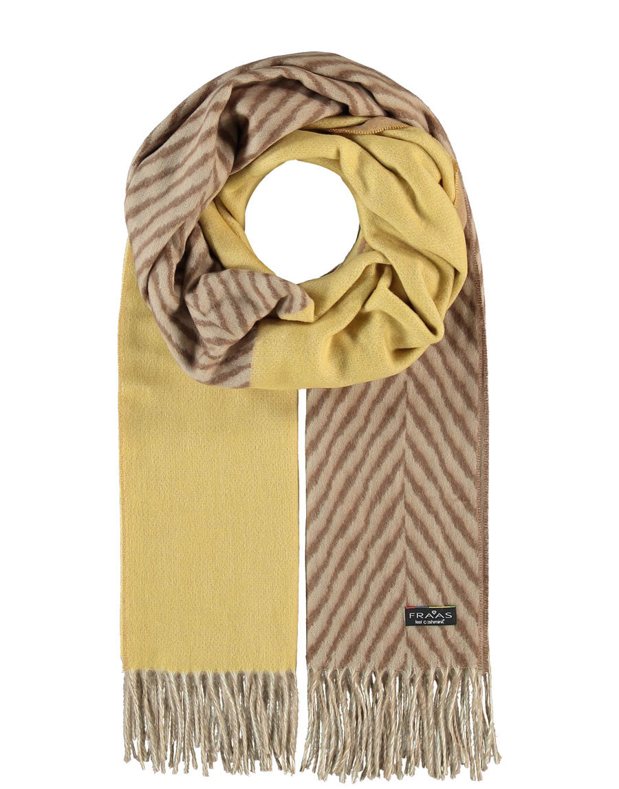 Fraas Buckingham Palace herringbone scarf in Cashmink®