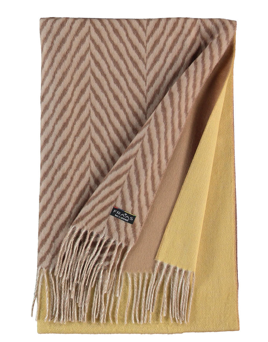 Fraas Buckingham Palace herringbone scarf in Cashmink®