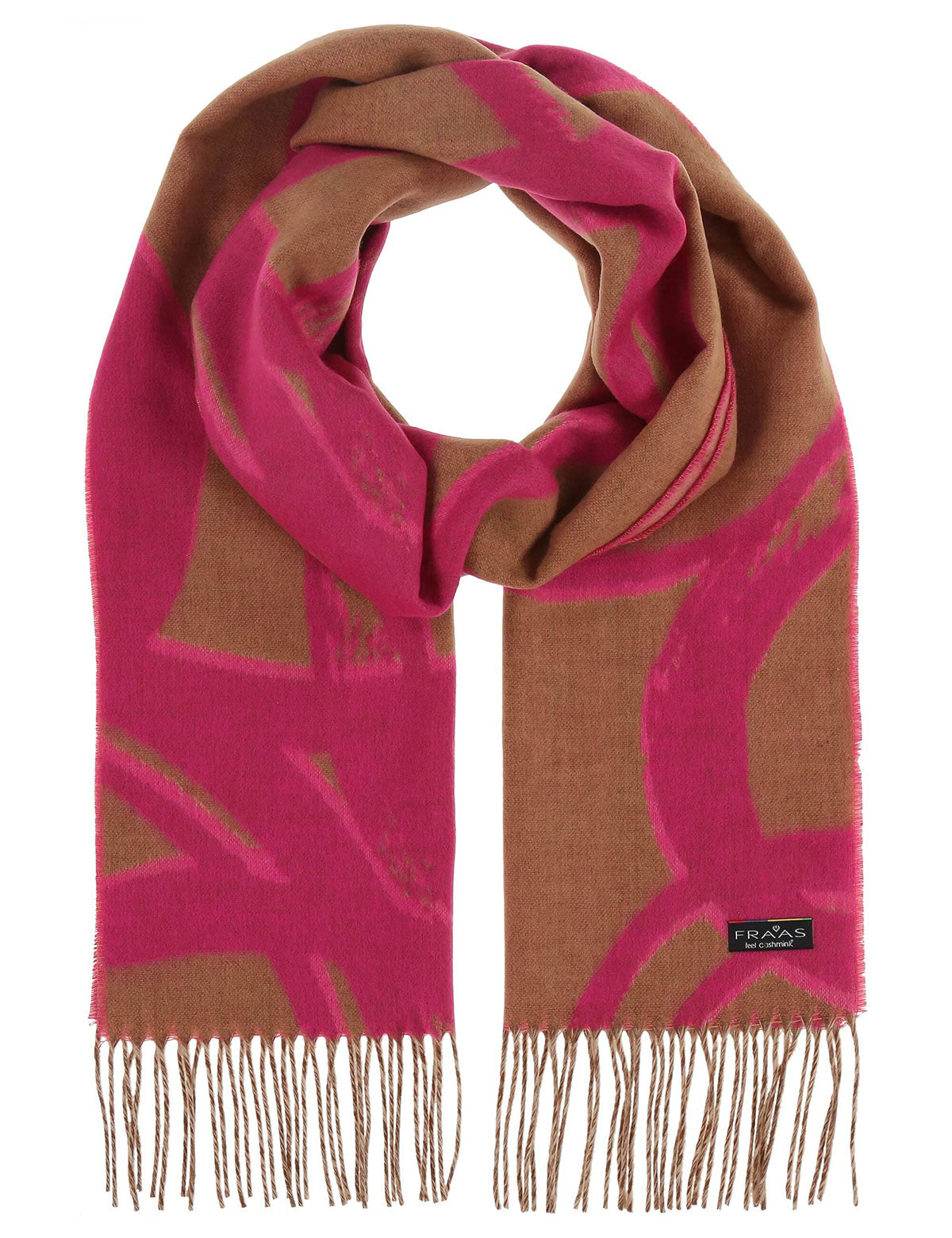 Fraas Cashmink Scarf Brushstroke Design