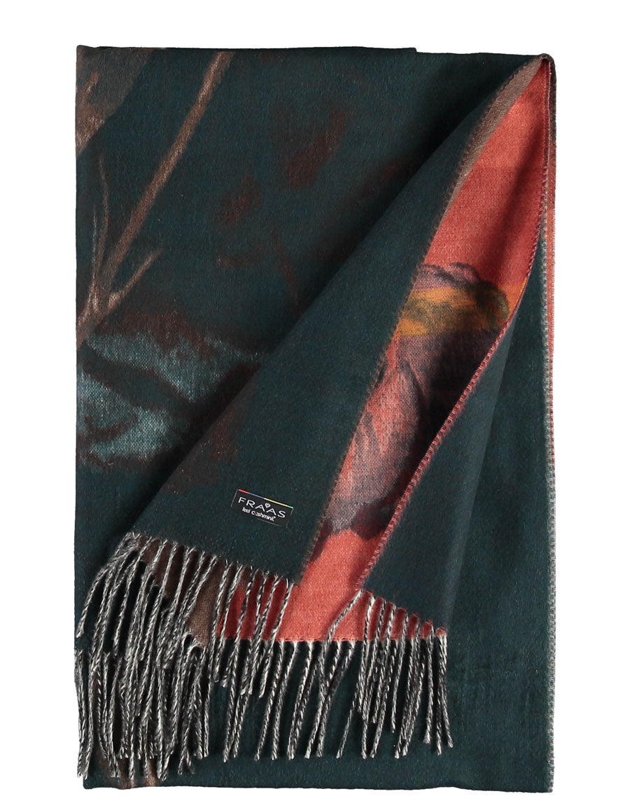 Fraas Buckingham Palace scarf with rose print