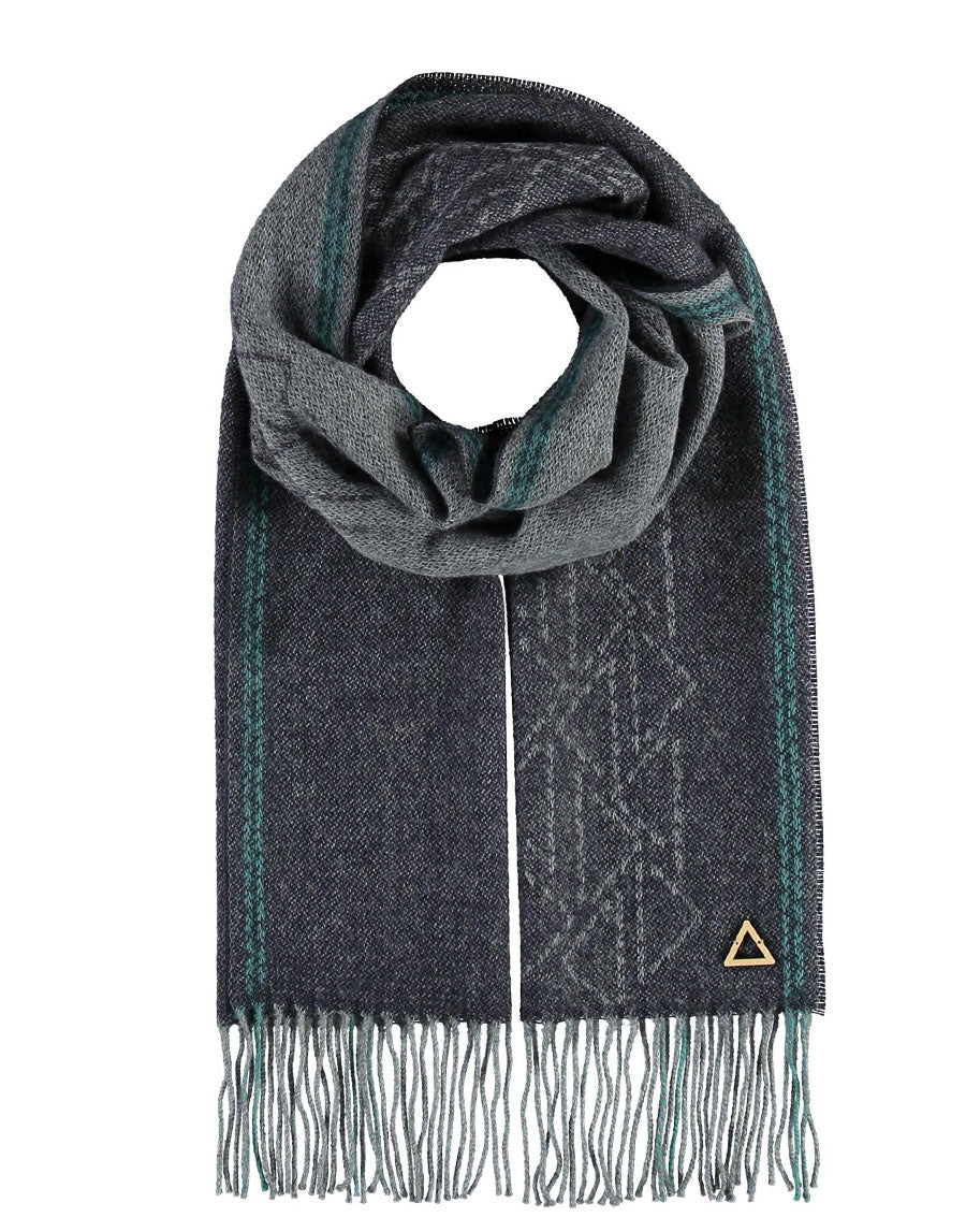 Fraas Archive Edition scarf with geometric shapes