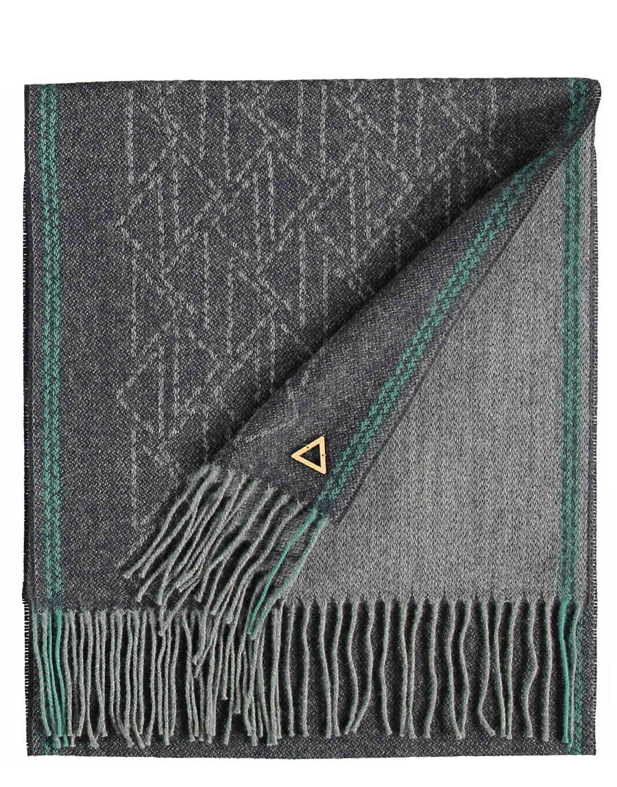 Fraas Archive Edition scarf with geometric shapes