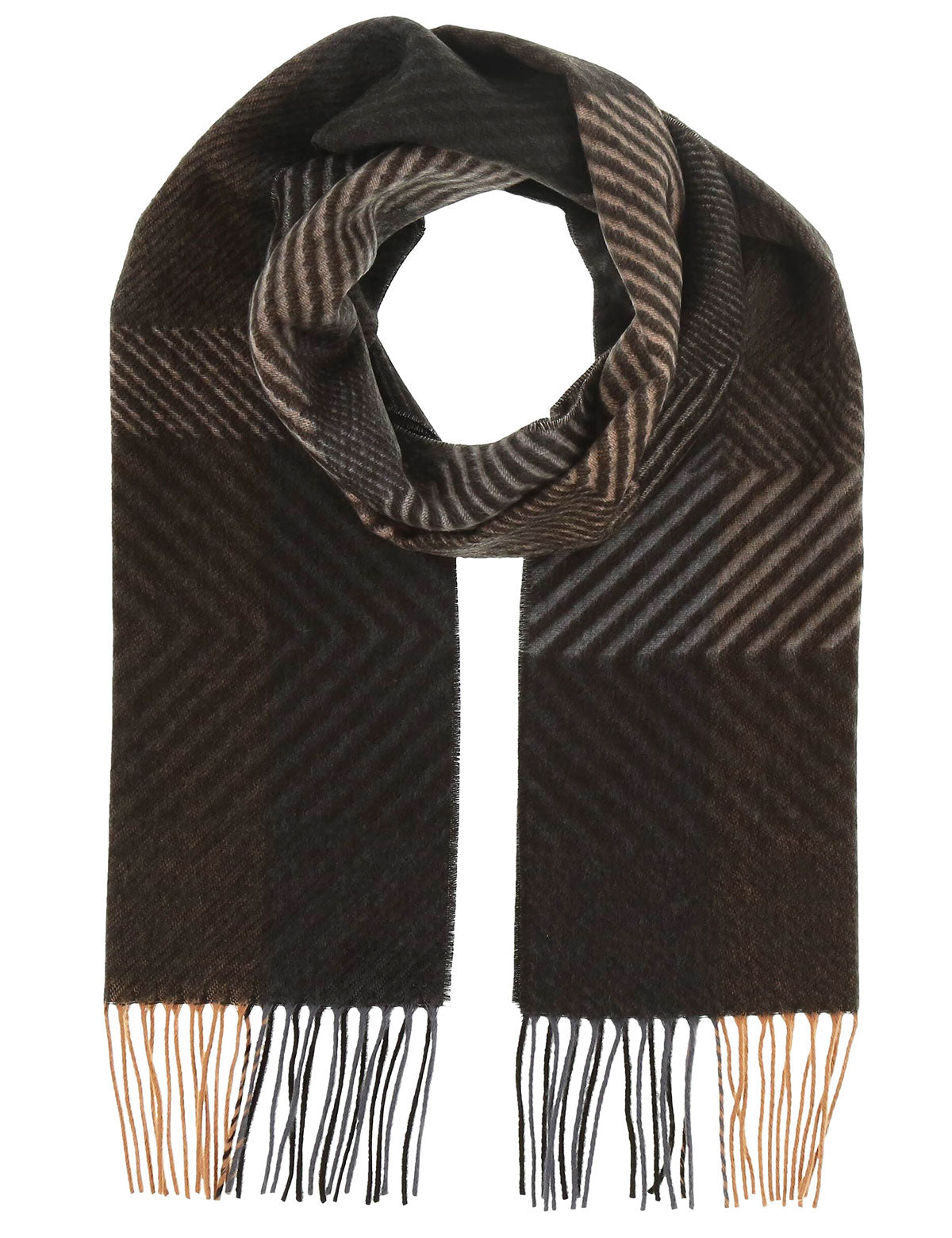 Fraas Cashmink scarf with fringes