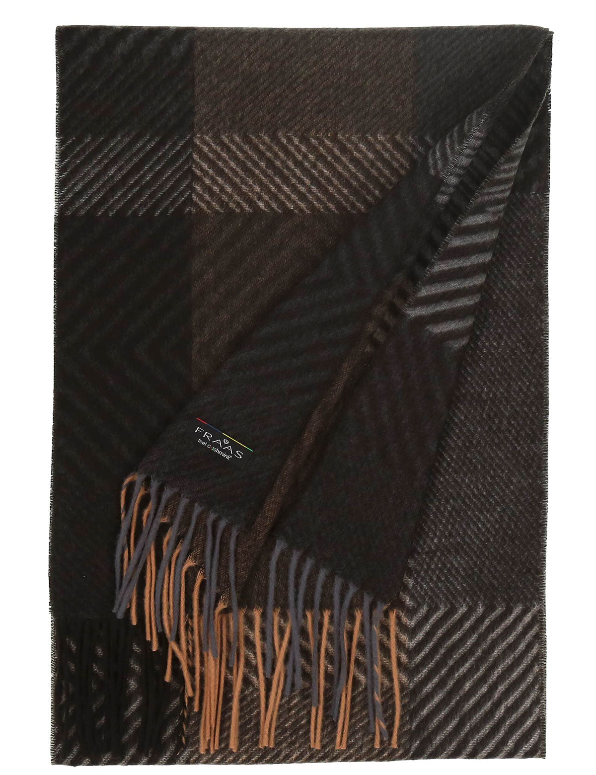 Fraas Cashmink scarf with fringes