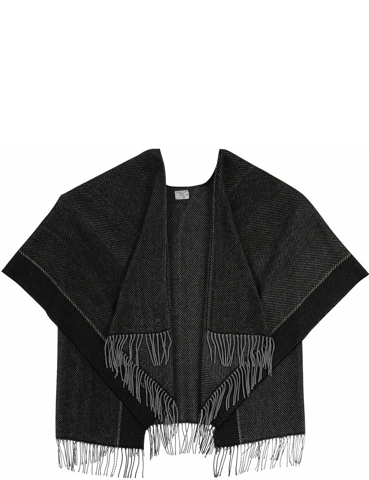 Fraas poncho with fringes