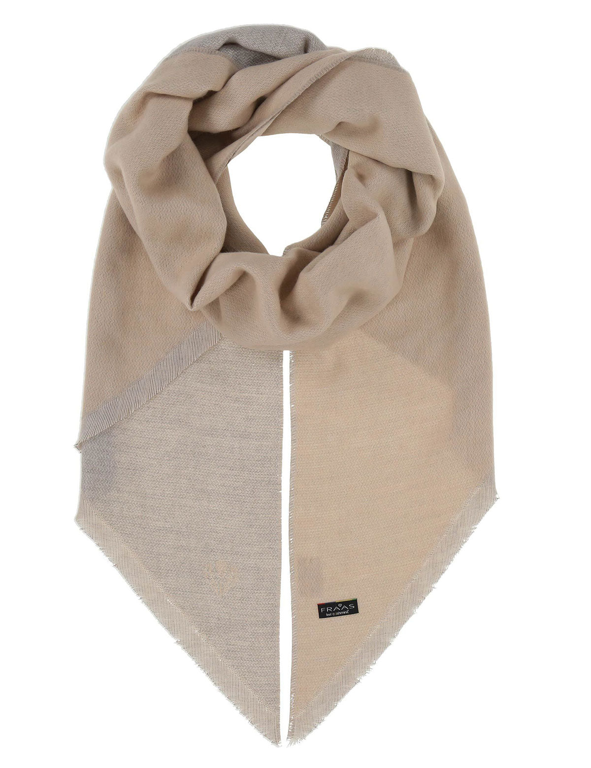 Fraas two-tone Cashmink scarf