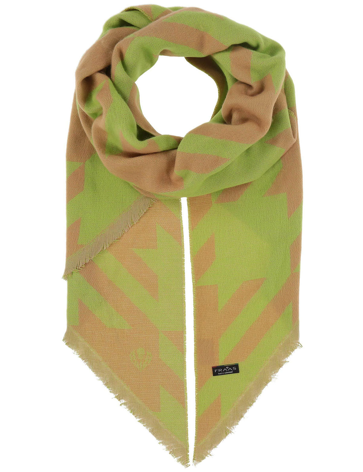 Fraas Cashmink herringbone scarf