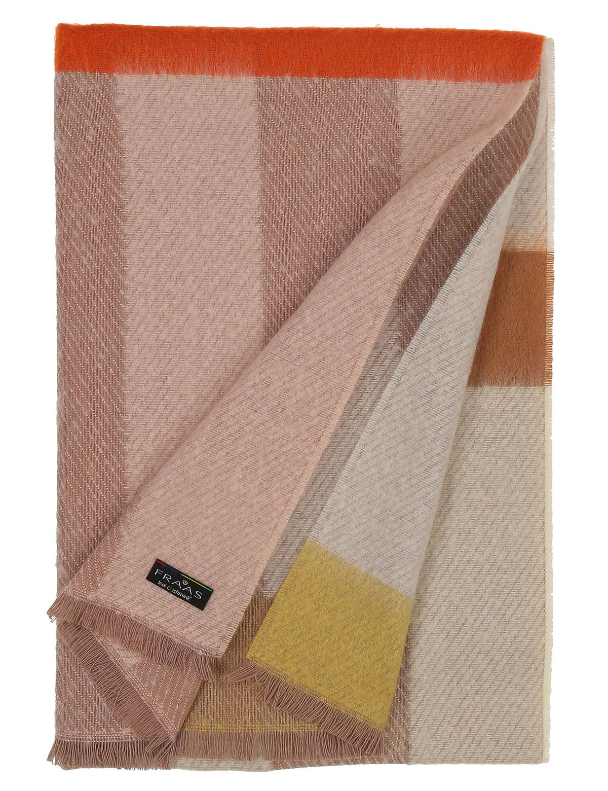 Fraas Cashmink scarf with stripes pattern