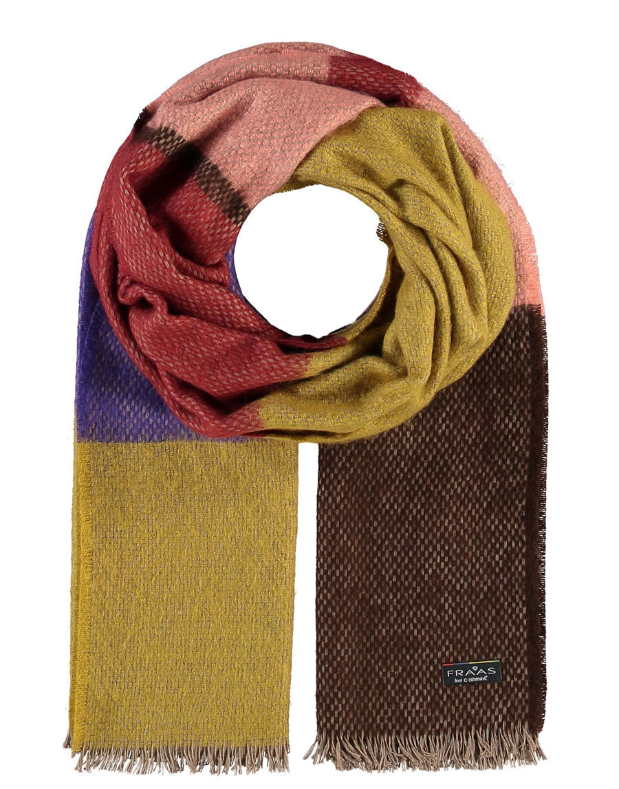 Fraas scarf in Cashmink® and cotton blend