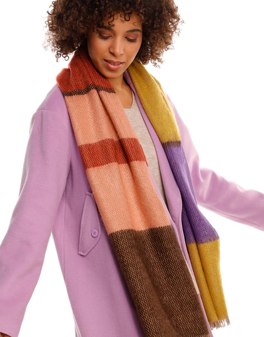 Fraas scarf in Cashmink® and cotton blend