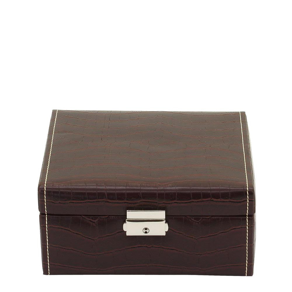 Friedrich23 6-place watch box with coconut print Moor's head