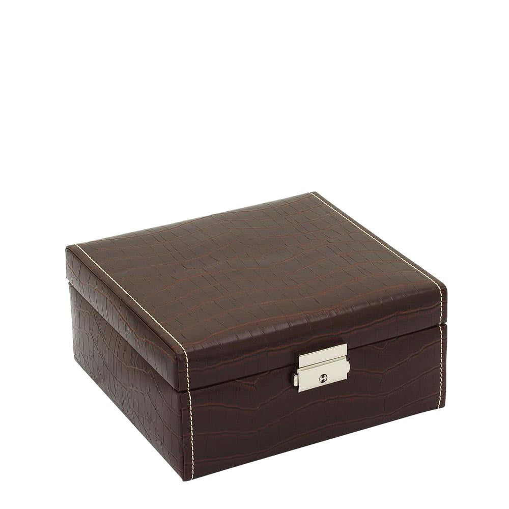 Friedrich23 6-place watch box with coconut print Moor's head