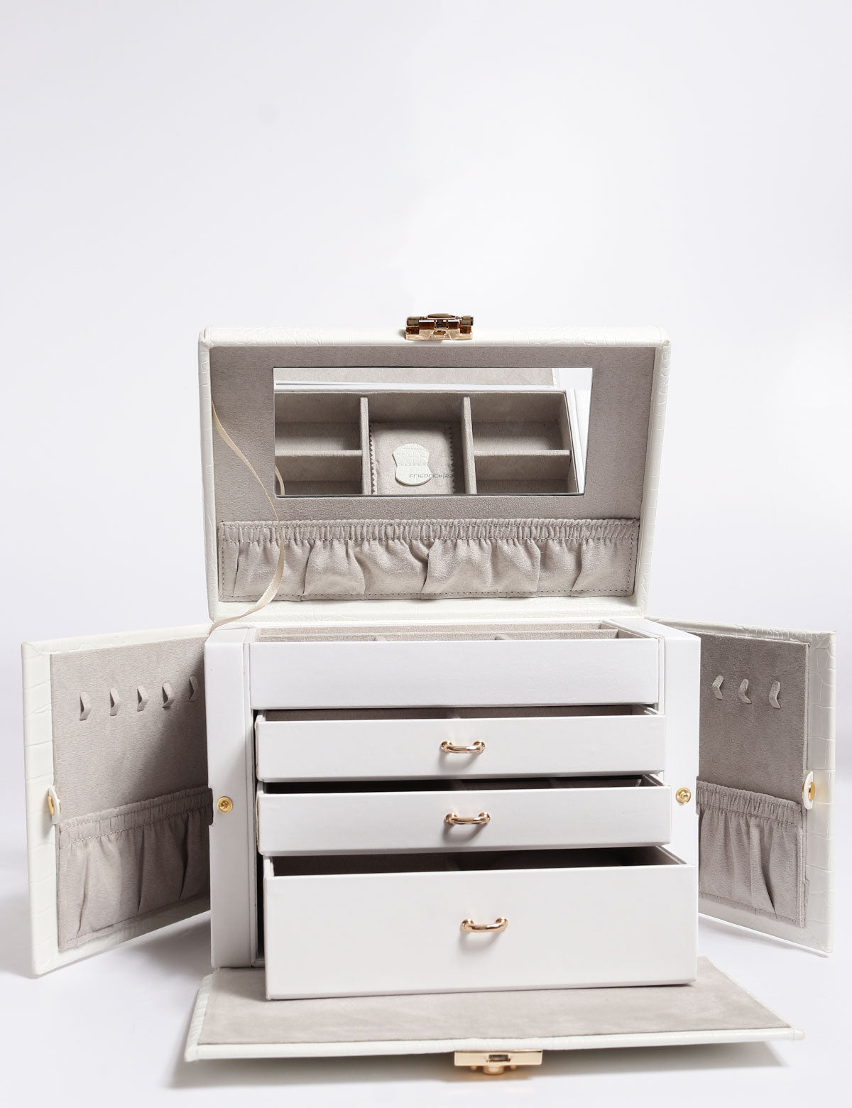 Friedrich23 Jolie 2.0 Jewelry Box with Doors White