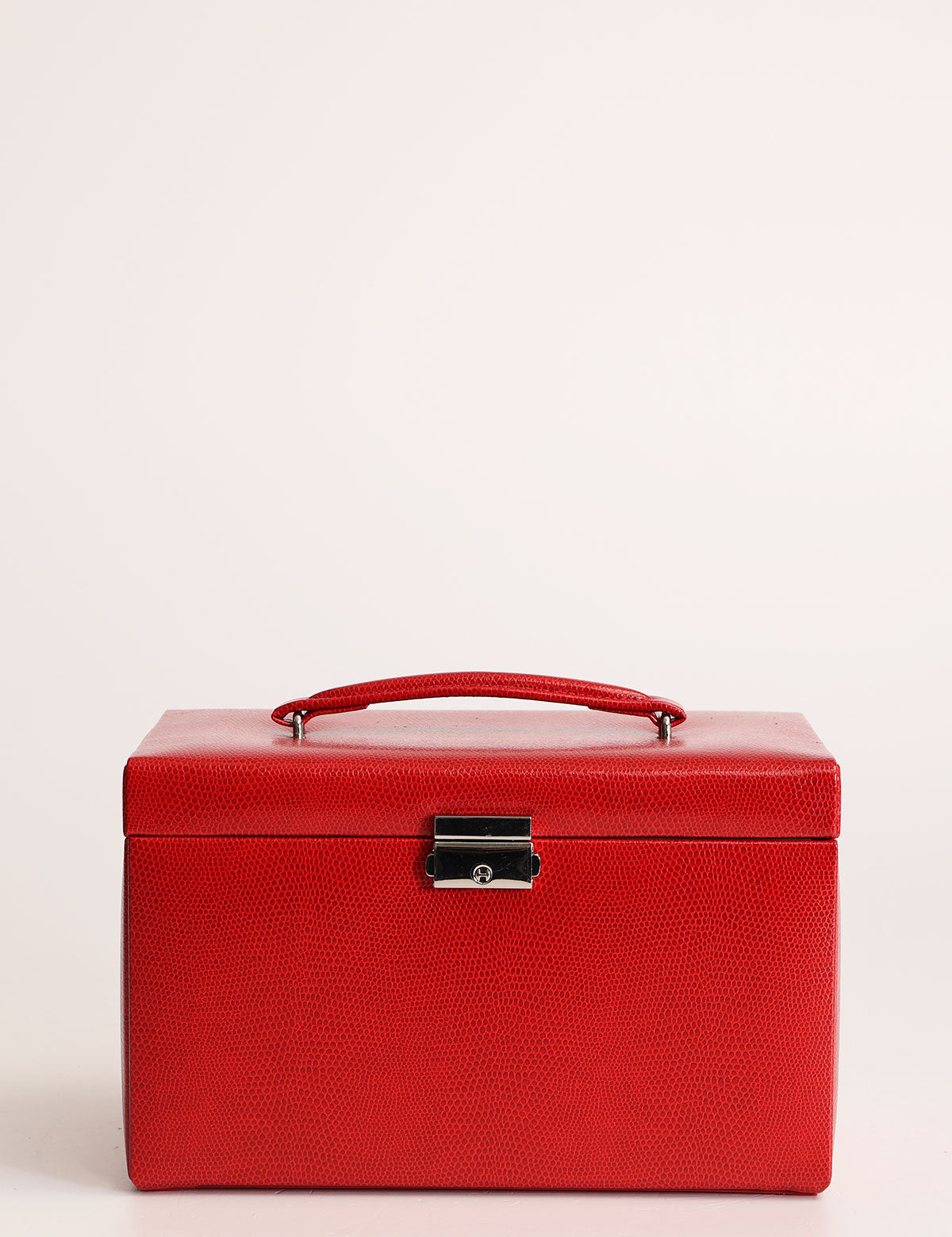 Friedrich23 jewelry box python effect Red