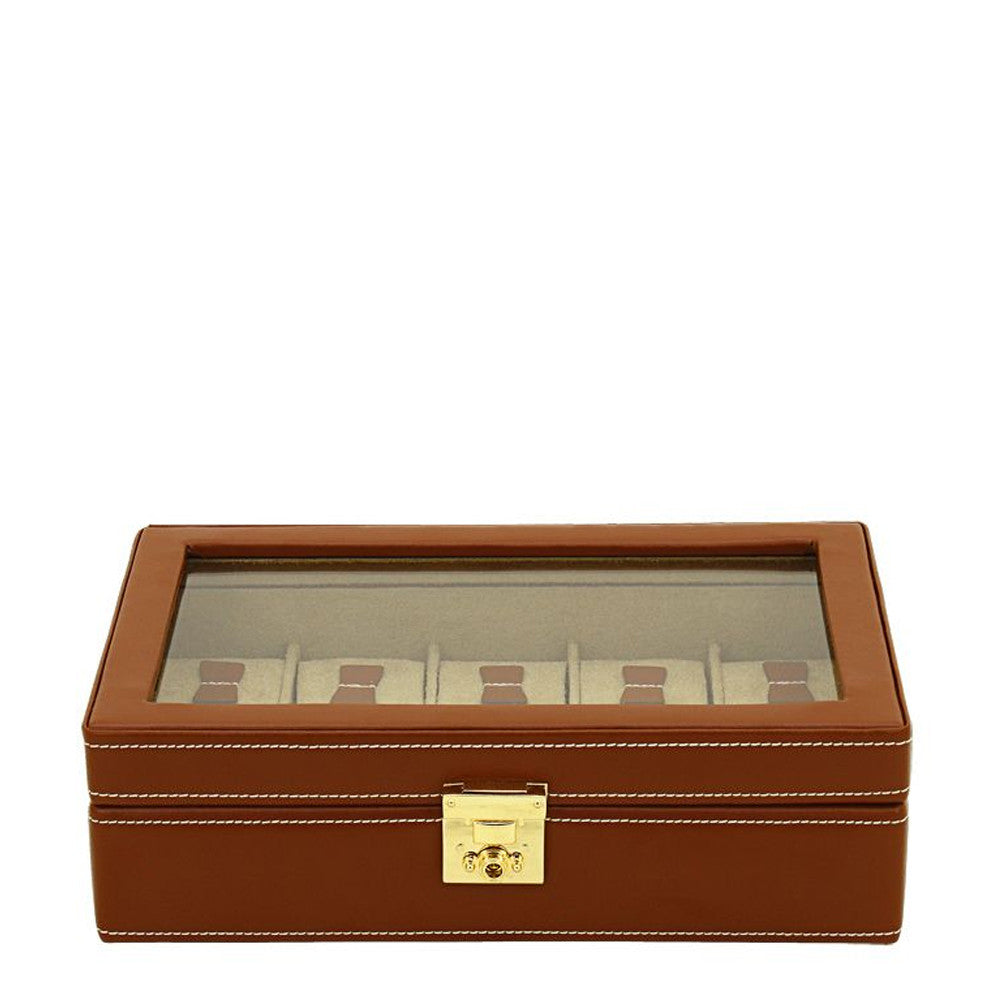 Cofanetto porta orologi Friedrich23 Cordoba 10 posti Brown