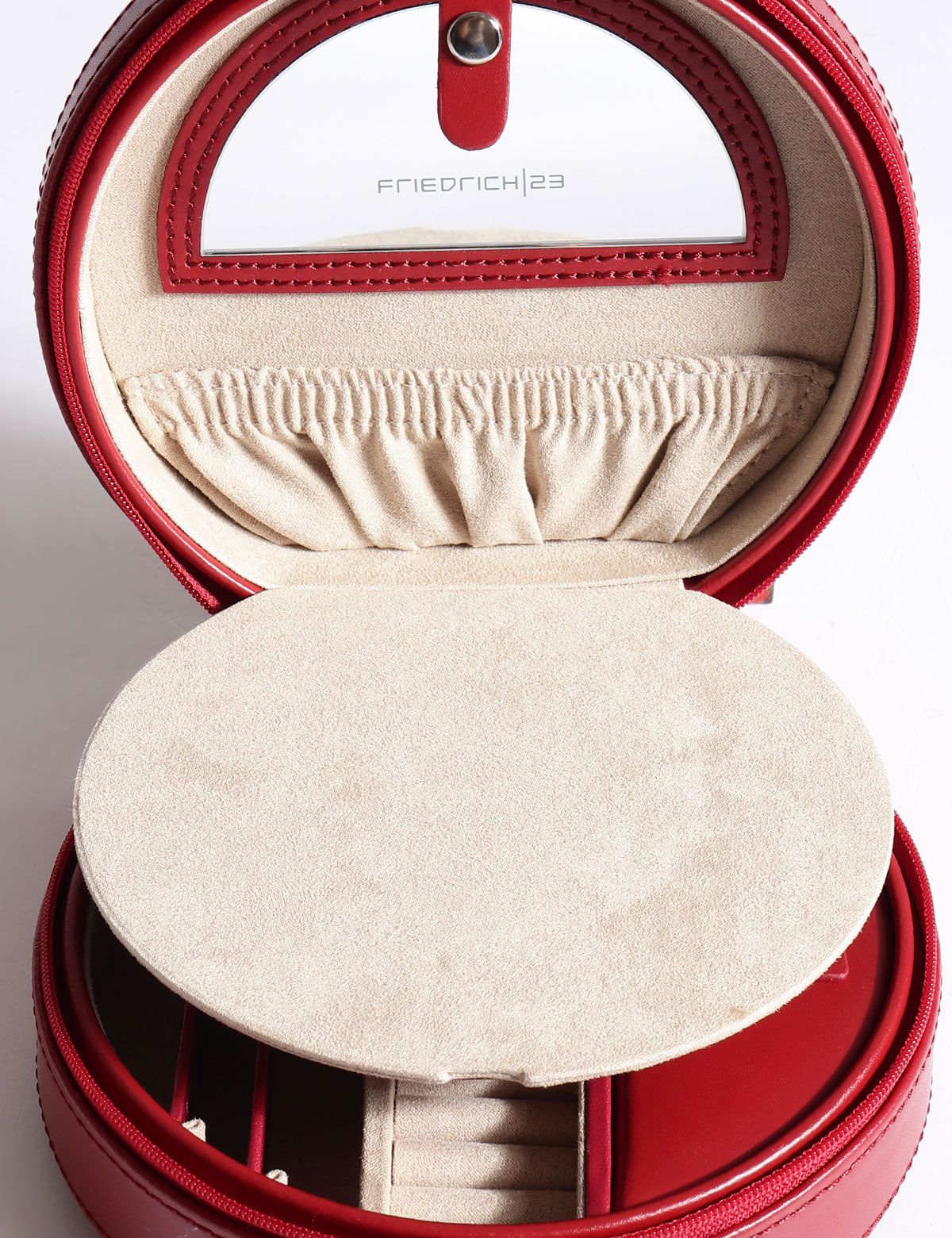 Friedrich23 Cordoba Red round jewelery box