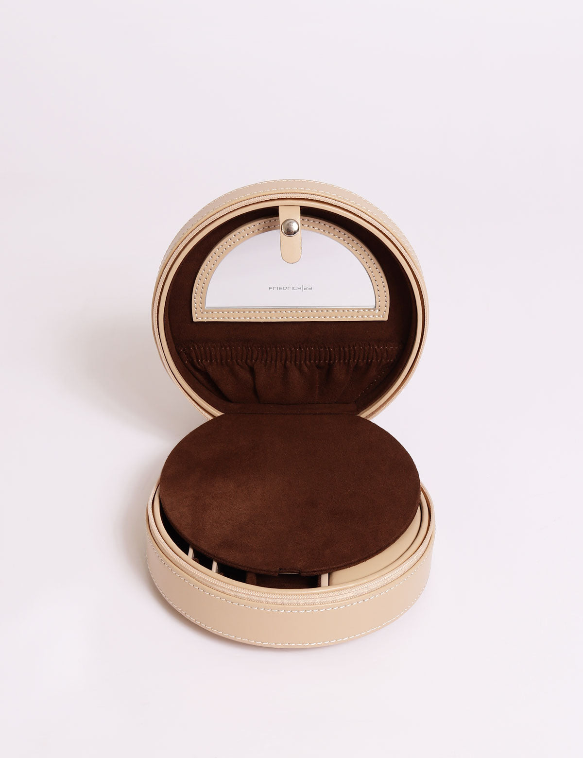 Friedrich23 Cordoba Beige round jewelery box