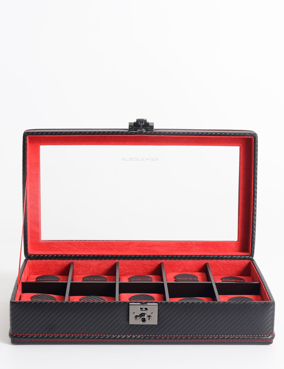 Friedrich23 Carbon Watch Box 10 Places Black