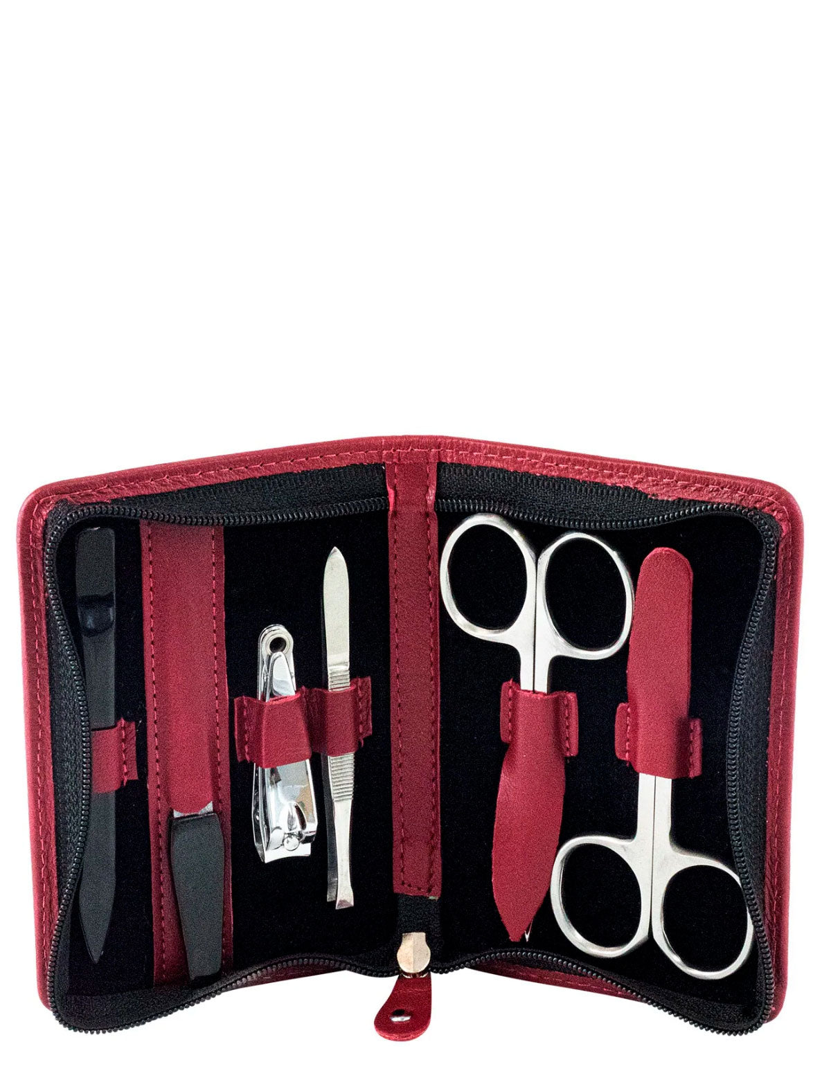 Friedrich23 manicure set with Cherry Red zip