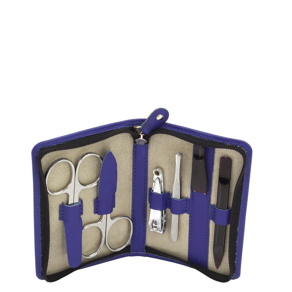 Friedrich23 manicure set with Royal Blue zip