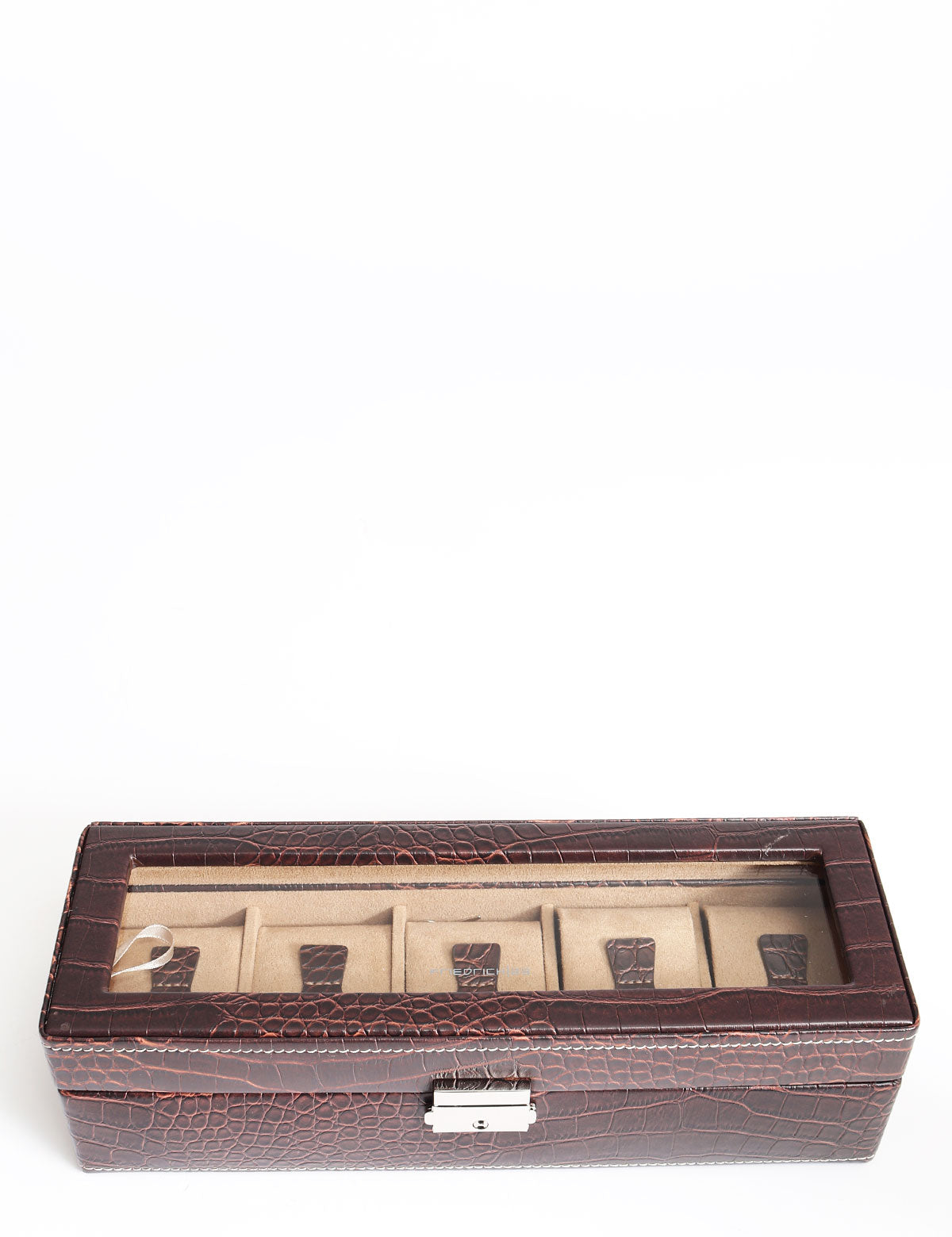 Friedrich23 Le Croc 5-place Brown watch holder