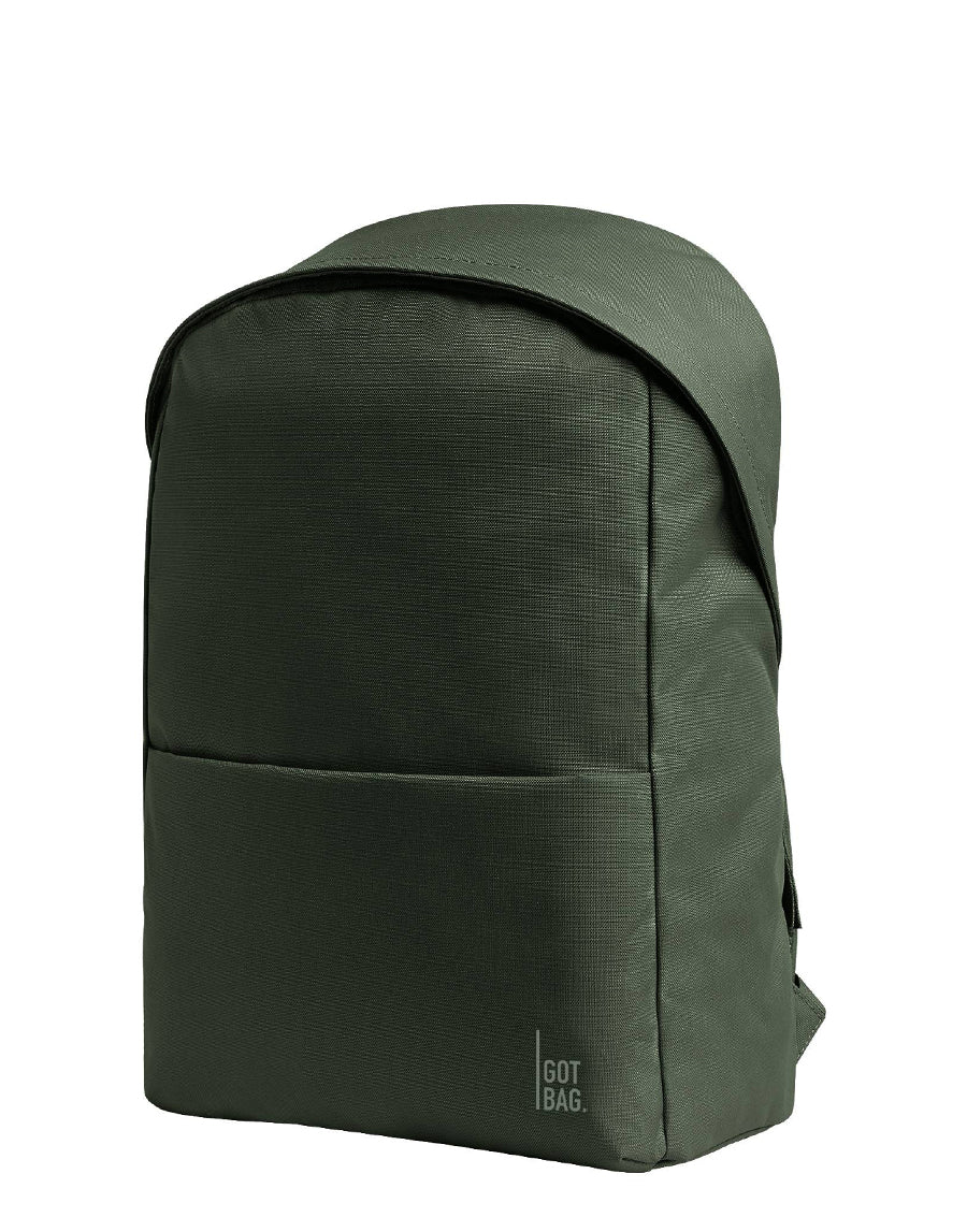 Got Bag Easy Pack Zip backpack for 15'' laptop Algae Monochrome Edition