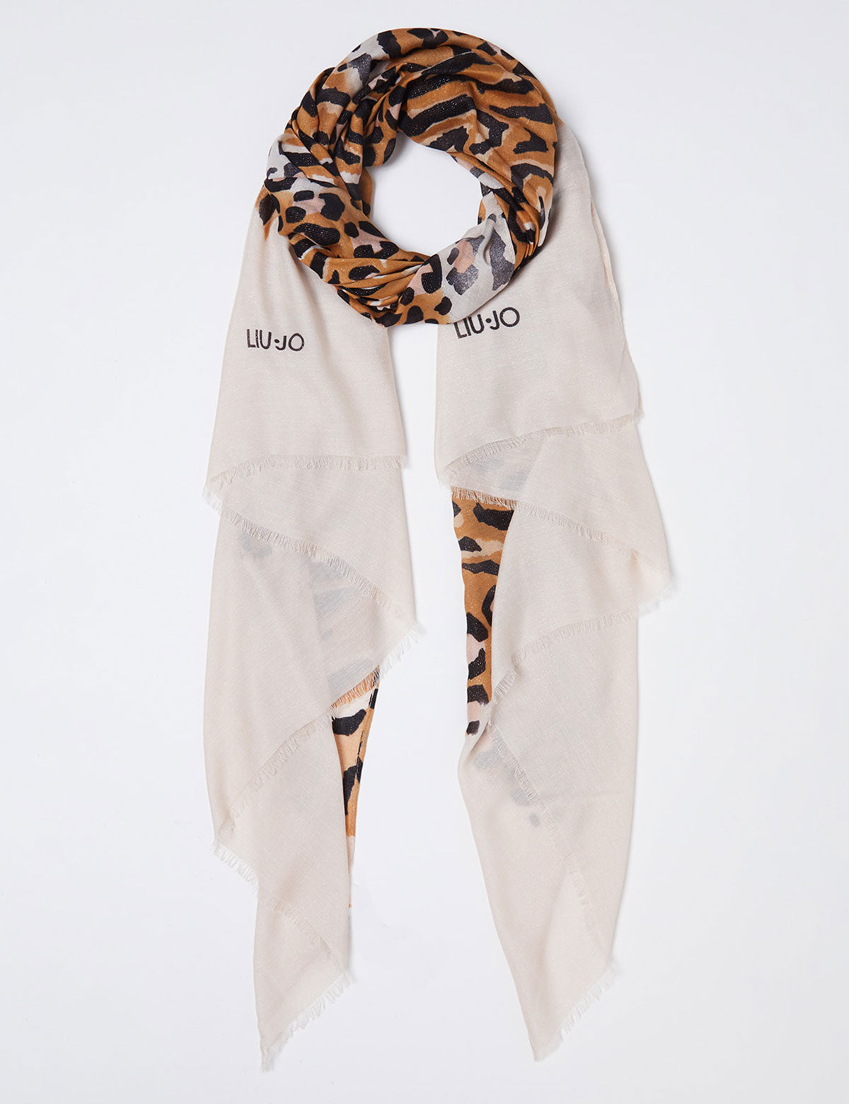 Liu jo scarf with animal print