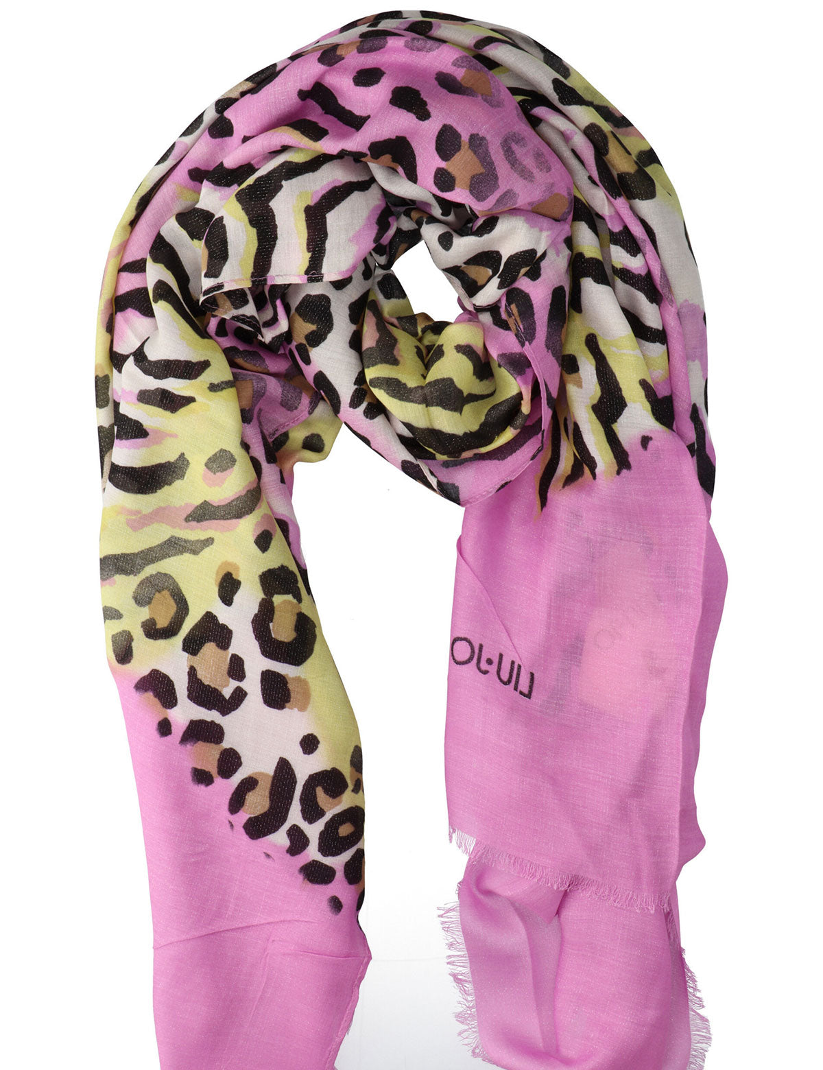 Liu jo scarf with animal print