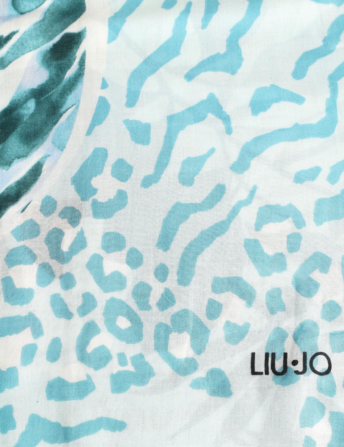 Liu Jo stole with maxi animalier logo