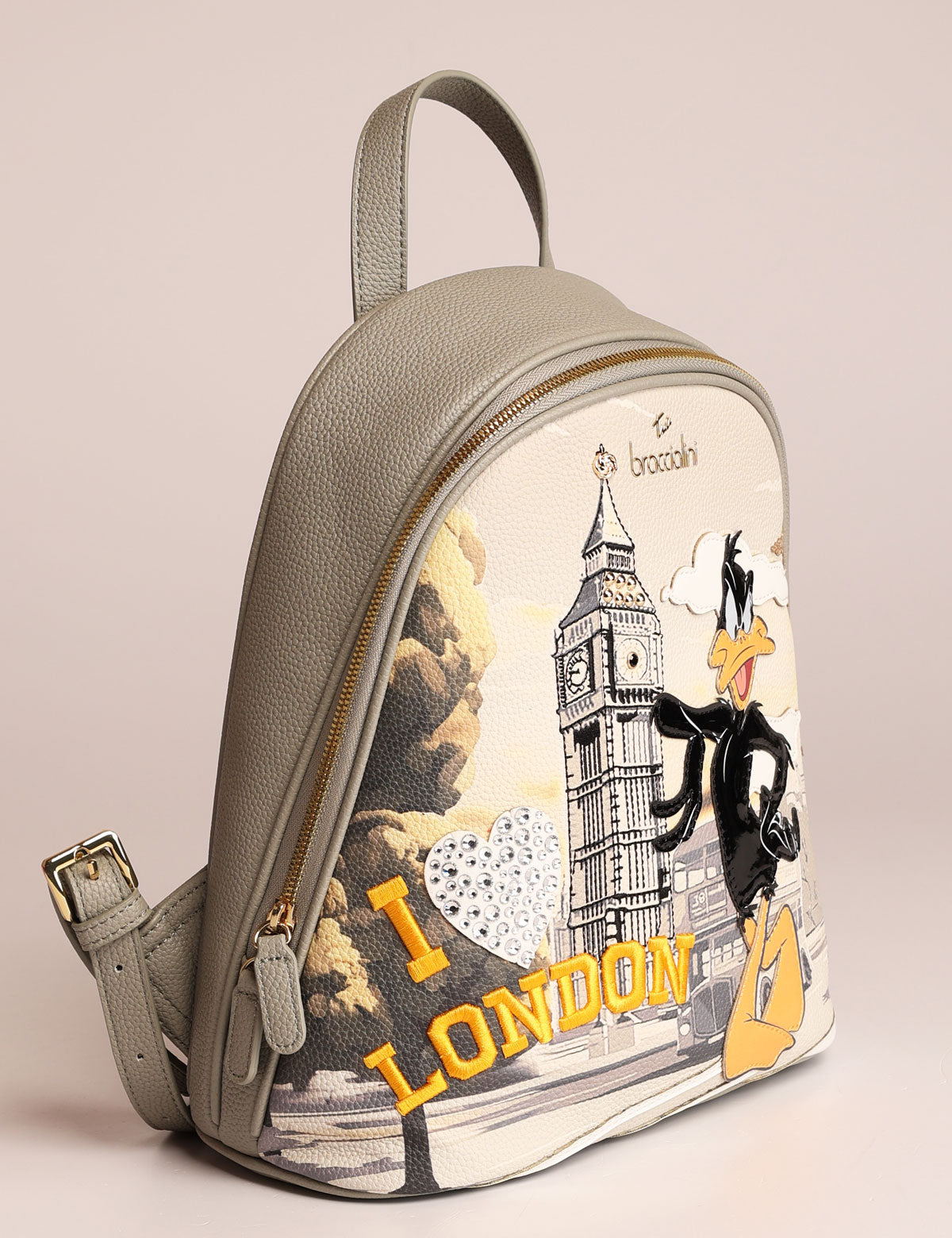 Zaino Braccialini Cartoline Looney Tunes London
