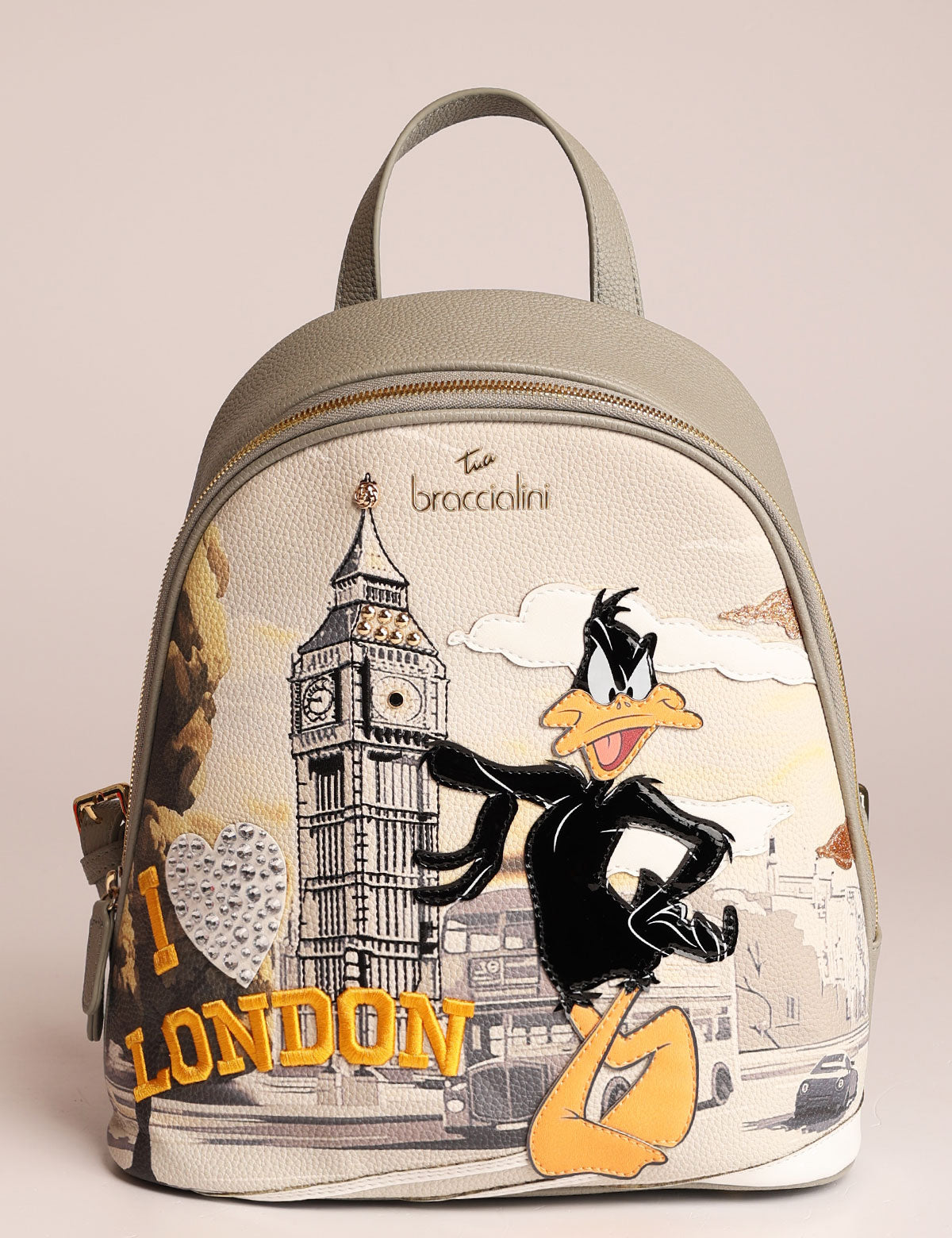 Zaino Braccialini Cartoline Looney Tunes London