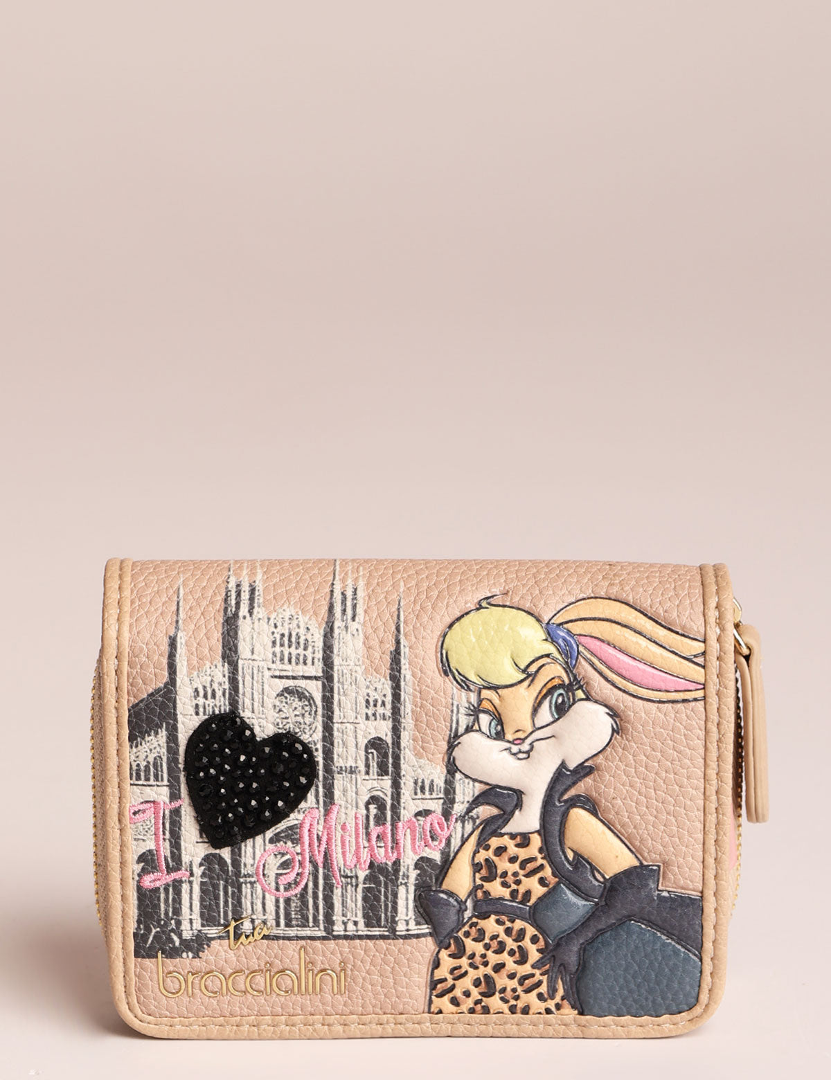 Portafoglio Braccialini Cartoline Looney Tunes Milano