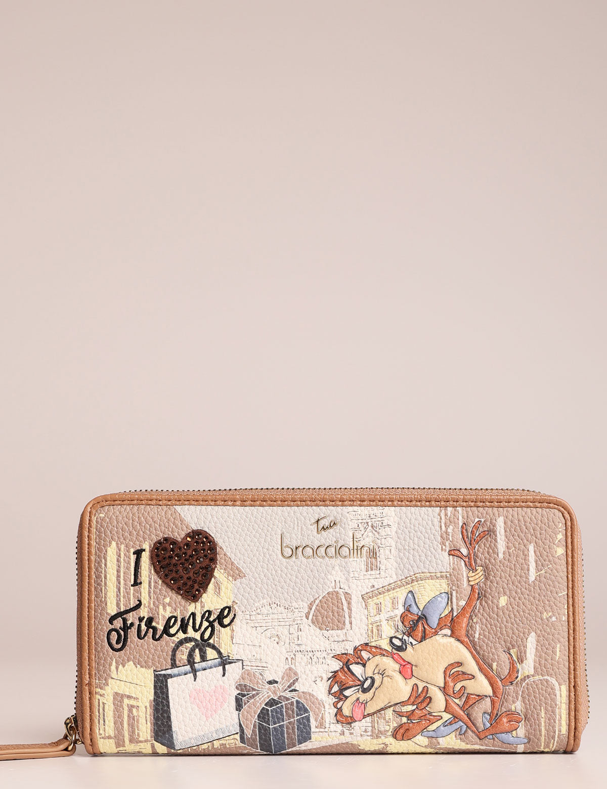 Portafoglio Braccialini Cartoline Looney Tunes Firenze