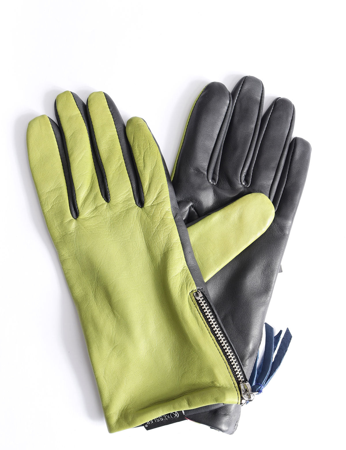 Mehrfarbige Kessler Demi-Handschuhe