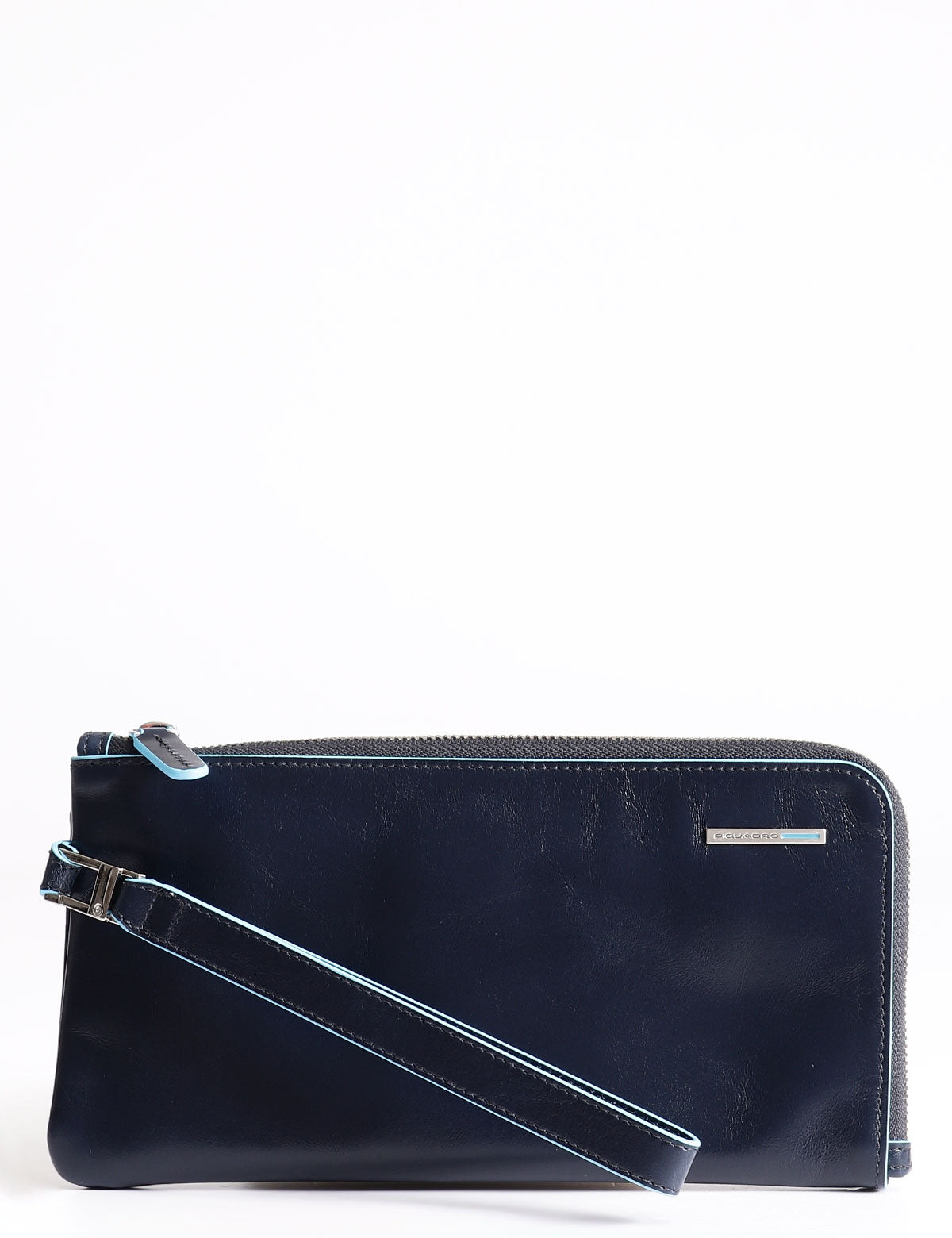 Piquadro Blue Square Wristlet